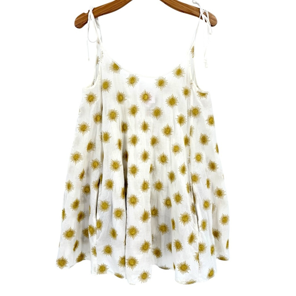Solid & Striped The Jesse Embroidered Sun Mini Dress Size S - Picture 2 of 15